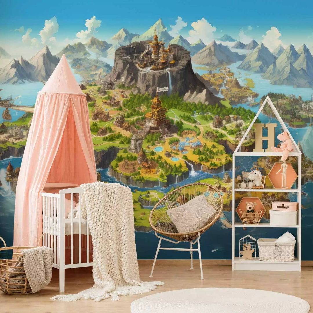 Valokuvatapetti - Kaupunki veden äärellä strategiapeli, 150674