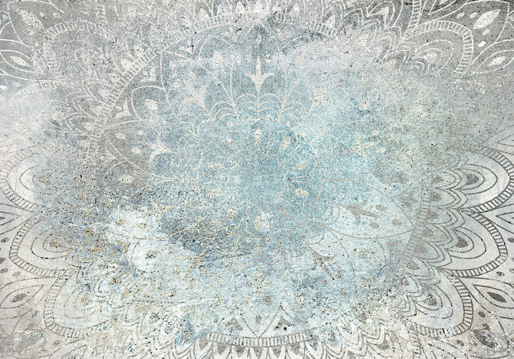 Wall Murals - Mandala - bright ornaments in patina colours on natural background, 148590