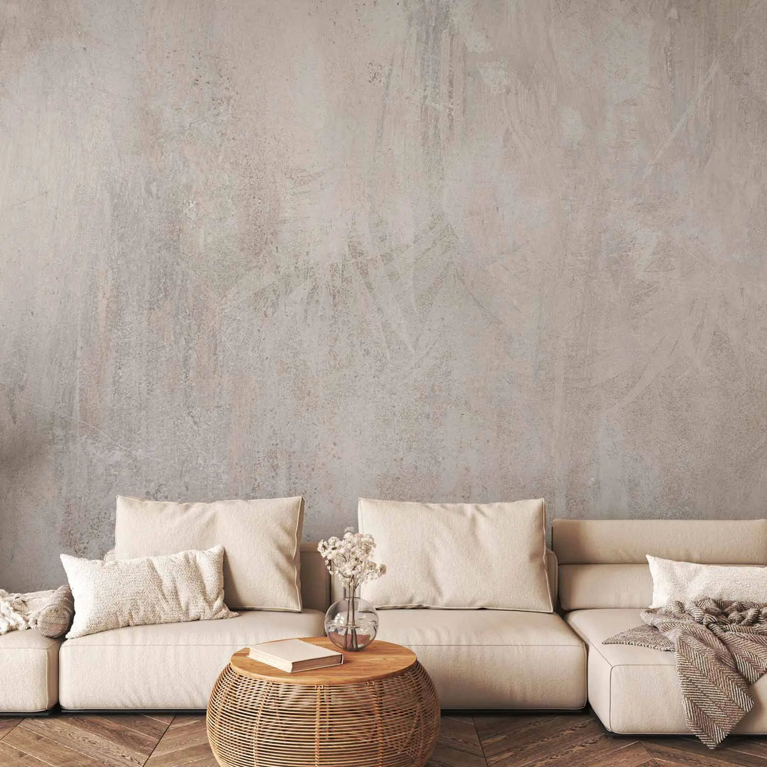 Wall Murals - Peace of Mind - modern background with leaves, 148781