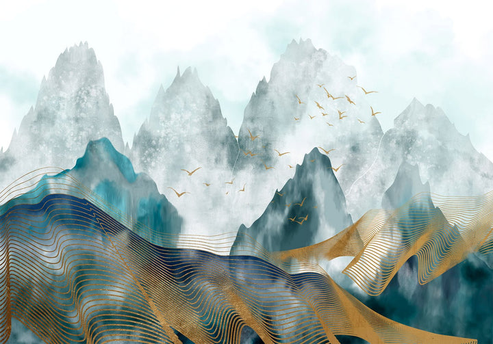 Wall Murals - Cobalt Mountains, 148806