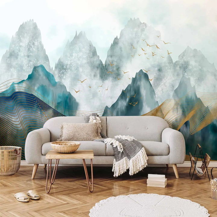 Wall Murals - Cobalt Mountains, 148806