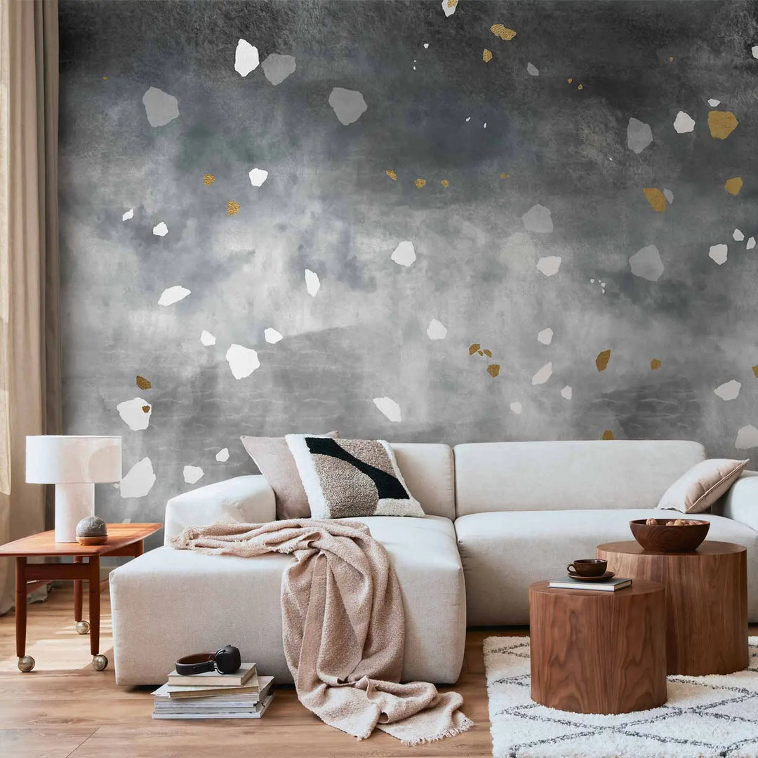 Wall Murals - Grey stone wall, 148807