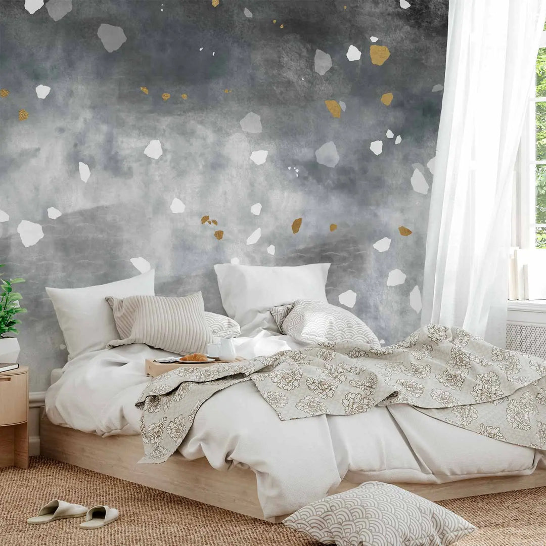 Wall Murals - Grey stone wall, 148807