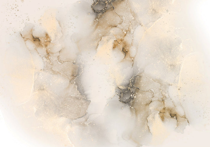 Wall Murals - Golden marble - elegant abstraction in gold, 148771