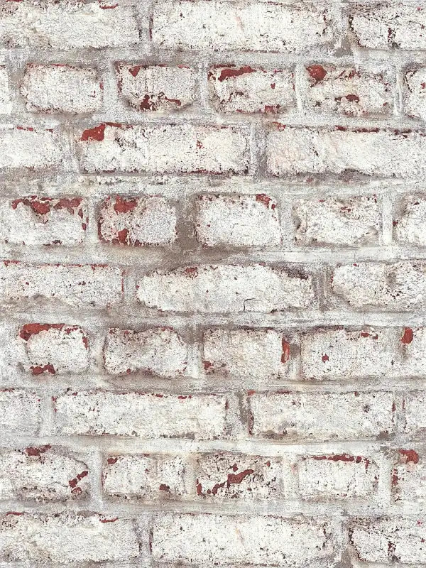 Wallpaper with brick wall - white, brown, gray, 1304461