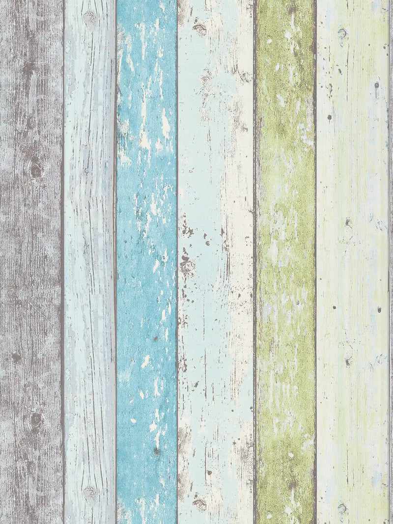 Tapetes ar koka rakstu vintage un lauku stilā - zilā, zaļā, baltā krāsā, 3206045