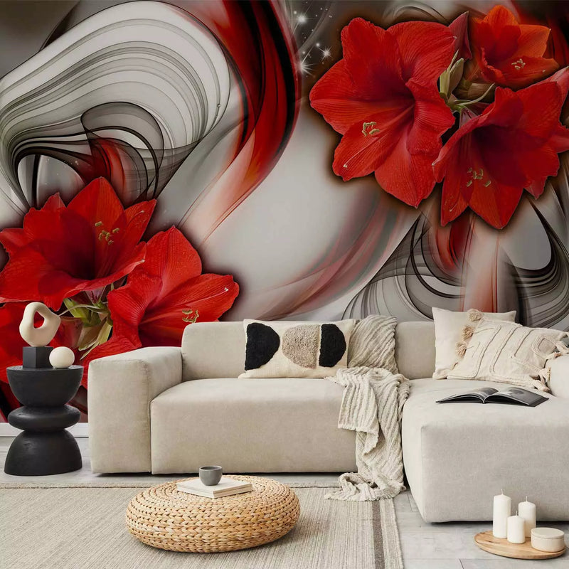 Wall Murals 64769 amarillis - red ballad