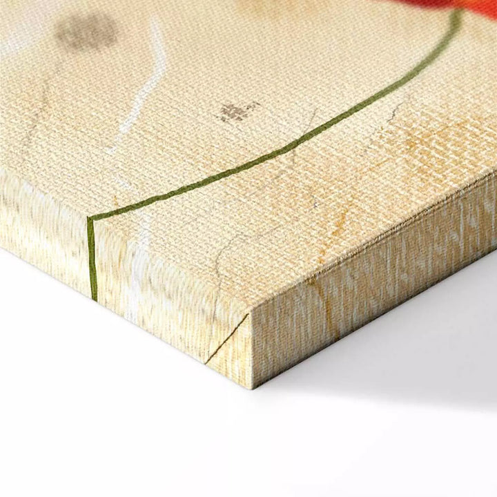 Kanva - Magones uz bēša fona - Magoņu asaras, 90480, (x1)