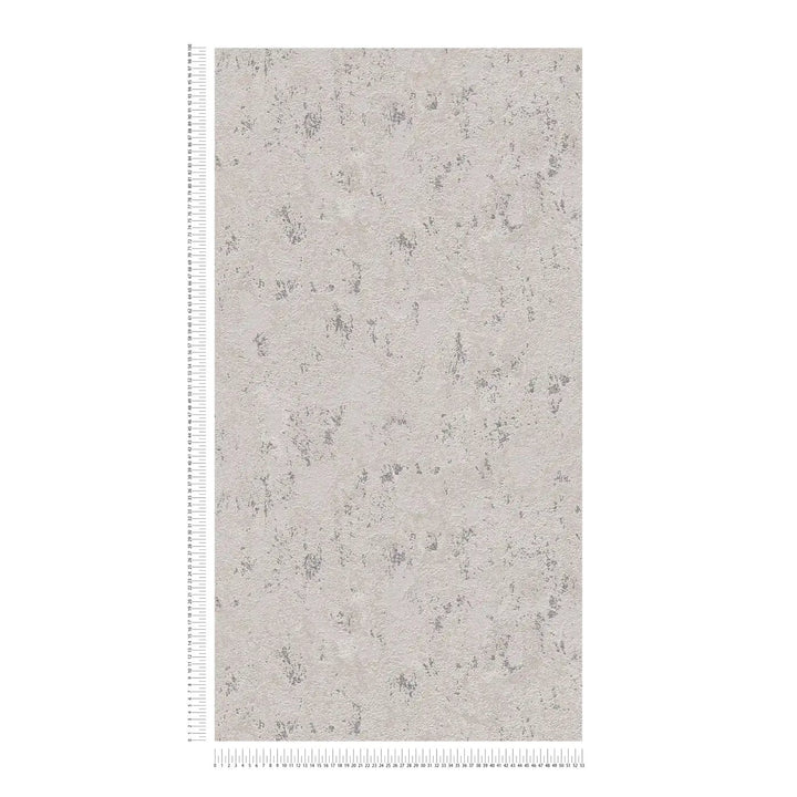 Flizelīna tapetes - apmetums ar zelta akcentiem - taupe, 393873 AS Creation