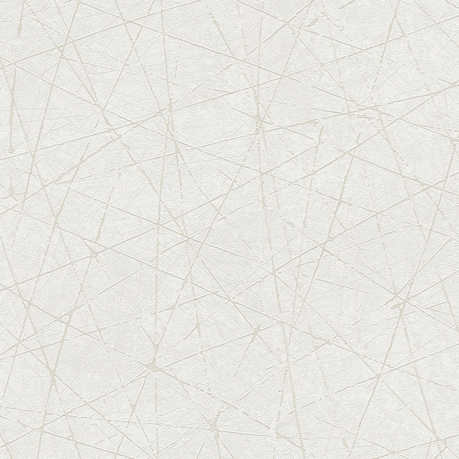 Flizelīna tapetes ar grafisko līniju rakstu baltā krāsā - 1375133 AS Creation