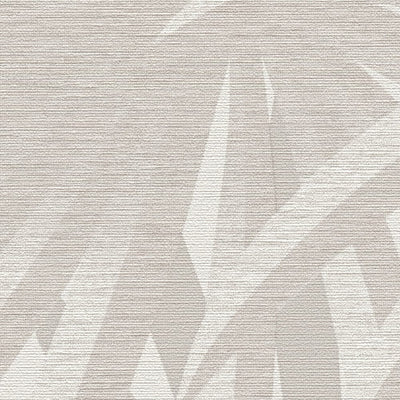 Flizelīna tapetes ar lapu dizainu silti pelēkā krāsā, MS1343366, 🚀ātra piegāde AS Creation