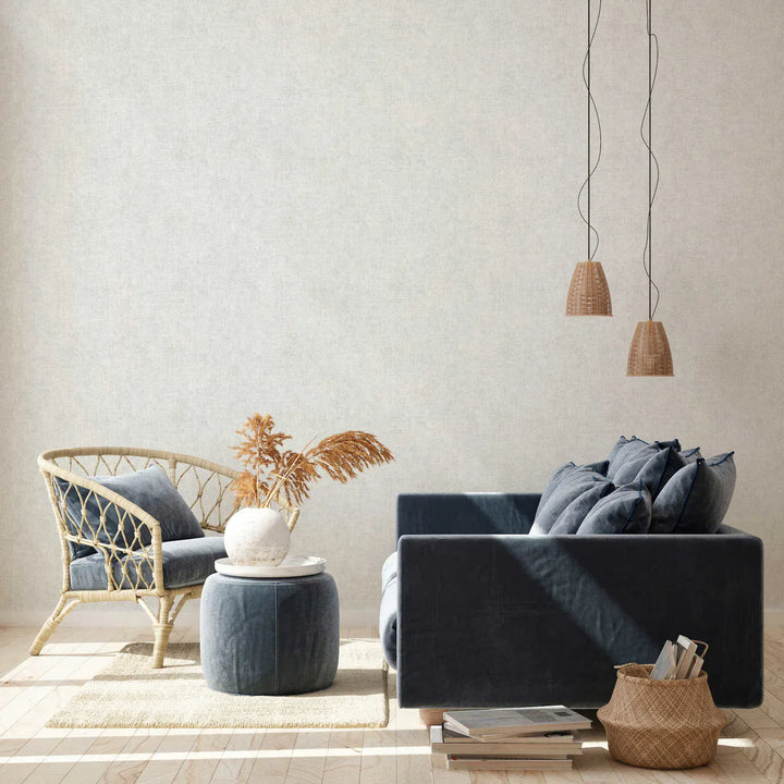Non-Woven wallpapers textured, grey, 1332727