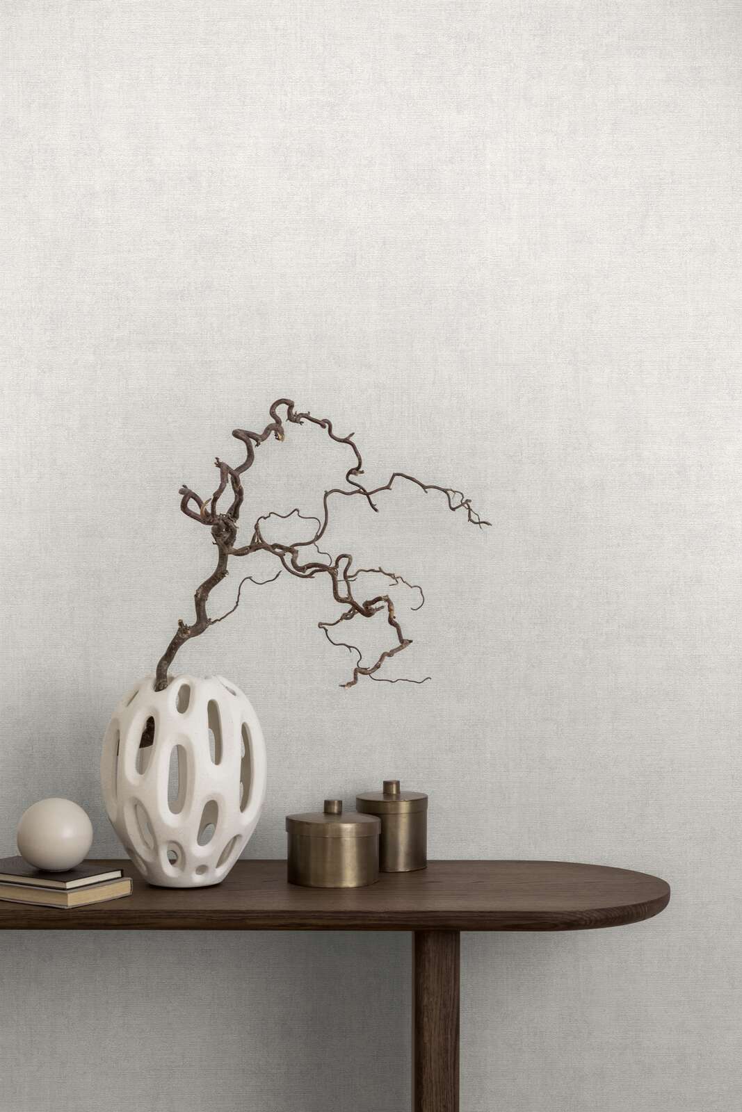 Non-Woven wallpapers textured, grey, 1332727