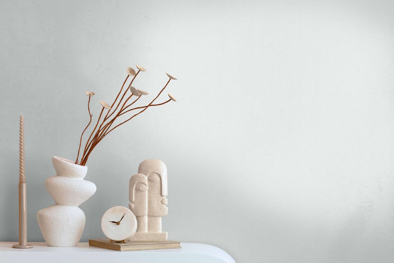 Flizelīna tapetes ar teksturētu izskatu baltā krāsā – Gaišs un elegants fons interjeram | 1410726 AS Creation