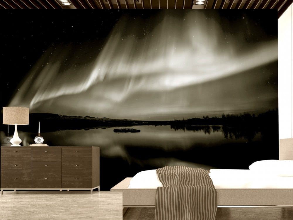 Fototapetes ar ziemeļblāzmas gaismām 106554 G-ART