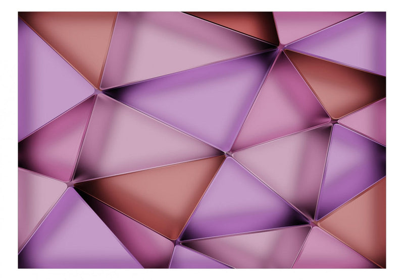 Fototapetes 3D - Mūsdienīga kompozīcija violetos toņos, 135538 G-ART