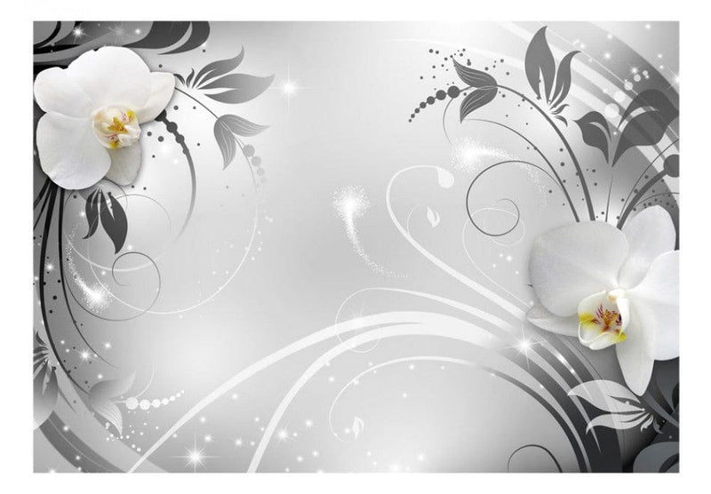 Fototapetes 597122 Orhidejas uz sudraba G-ART