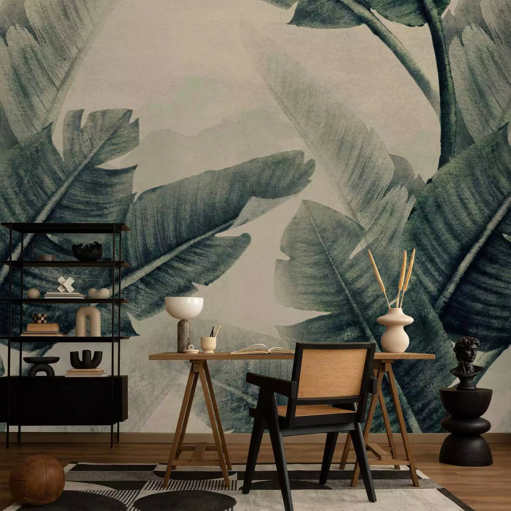 Fototapetes - Abstrakta džungļu daba zaļos toņos - 135974 G-ART