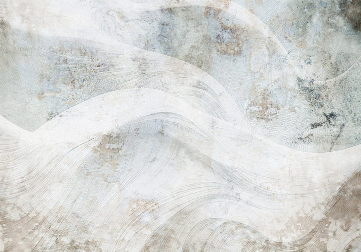 Fototapetes - abstrakts fons ar viļņiem pelēkās krāsās | bez smaržas G-ART