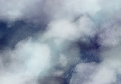 Fototapetes - Ainava ar nakts debesīm ar baltiem mākoņiem, 138290 G-ART