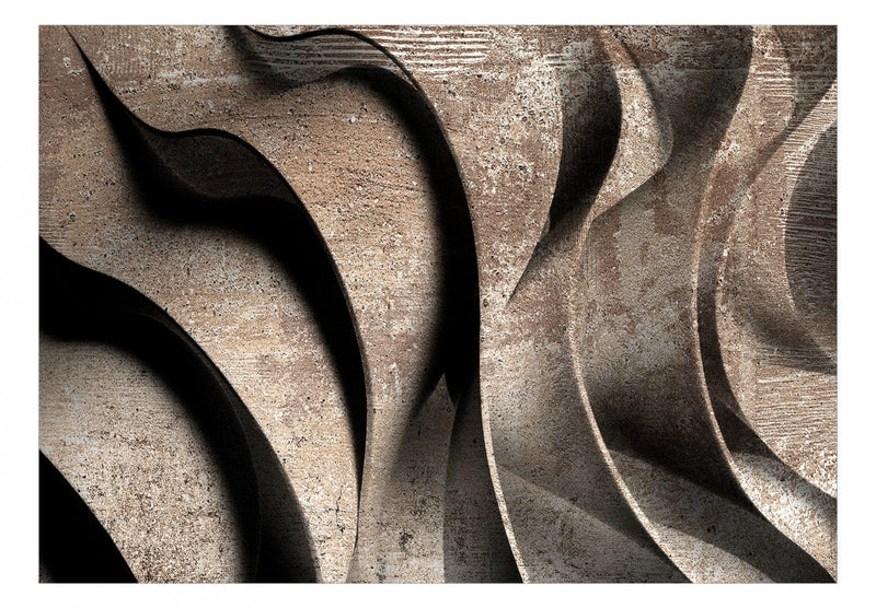 Fototapetes - Akmens viļņi - kompozīcija ar abstraktu motīvu, 142327 G-ART