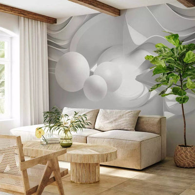 Wall Murals For bedroom with optical illusion and white corridor - 98062 G -art