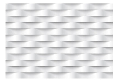 Fototapetes ar 3D optisku ilūziju -  Balta ilūzija, 90509 G-ART