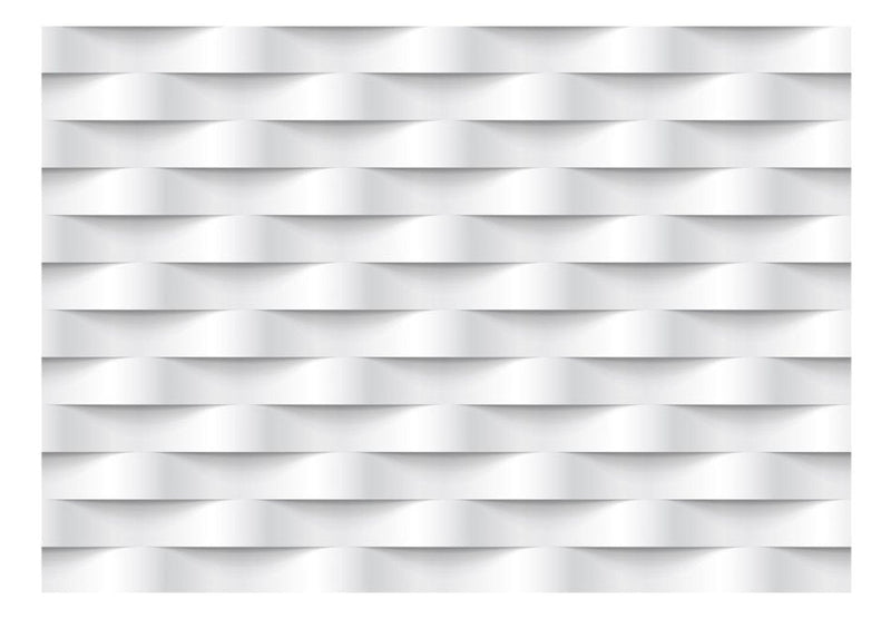 Fototapetes ar 3D optisku ilūziju -  Balta ilūzija, 90509 G-ART