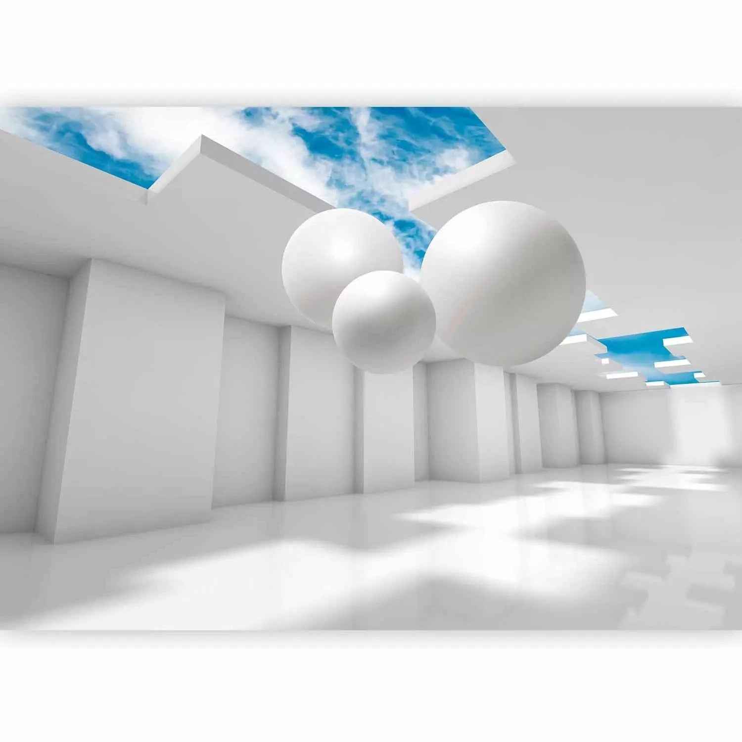 Fototapetes ar 3D optisku ilūziju - Nākotnes arhitektūra, 94899 Tapetenshop.lv