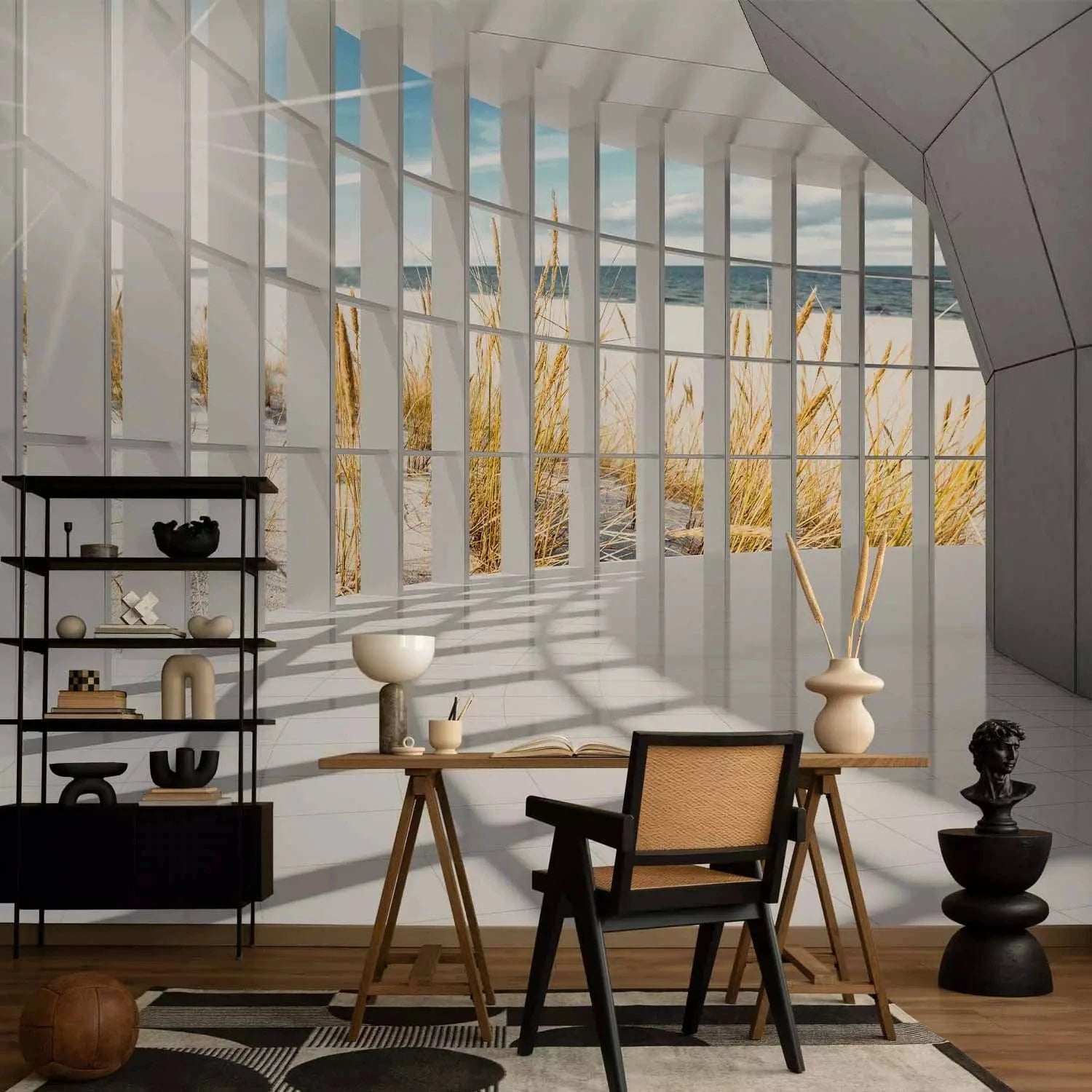 Fototapetes ar 3D optisku ilūziju - Piejūras bastiona, 90089 Tapetenshop.lv