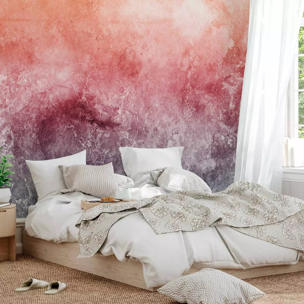 Fototapetes ar abstrakciju rozā krāsā - Saulains prieks - 136018 G-ART