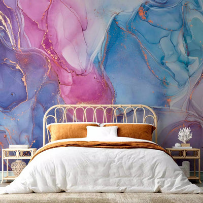 Wall Murals with abstract pattern - Colourful swirl, 160020 - price G-ART