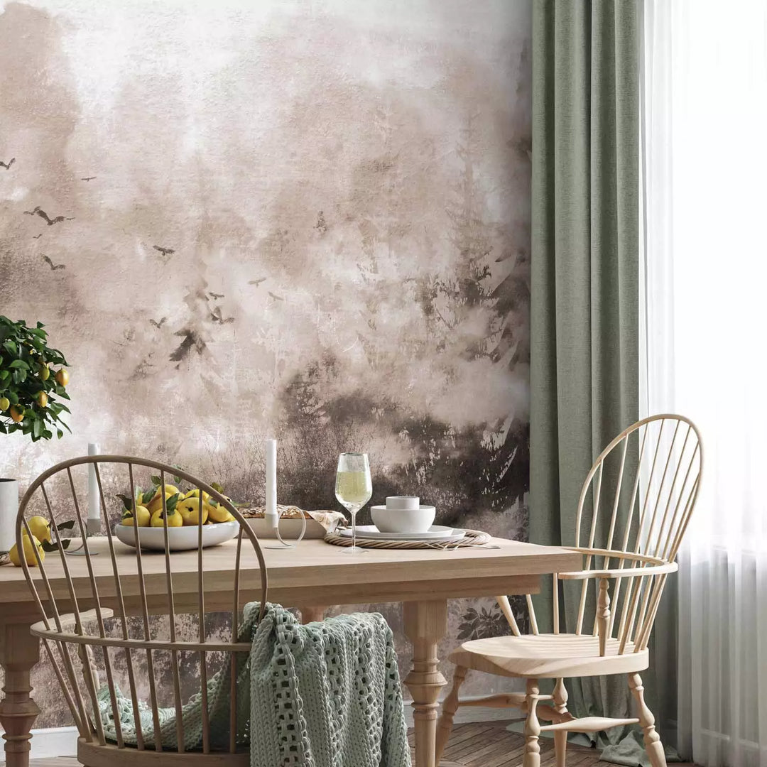 Fototapetes ar dabas motīvu - Ceļojums - bešā krāsā - 143770 G-ART