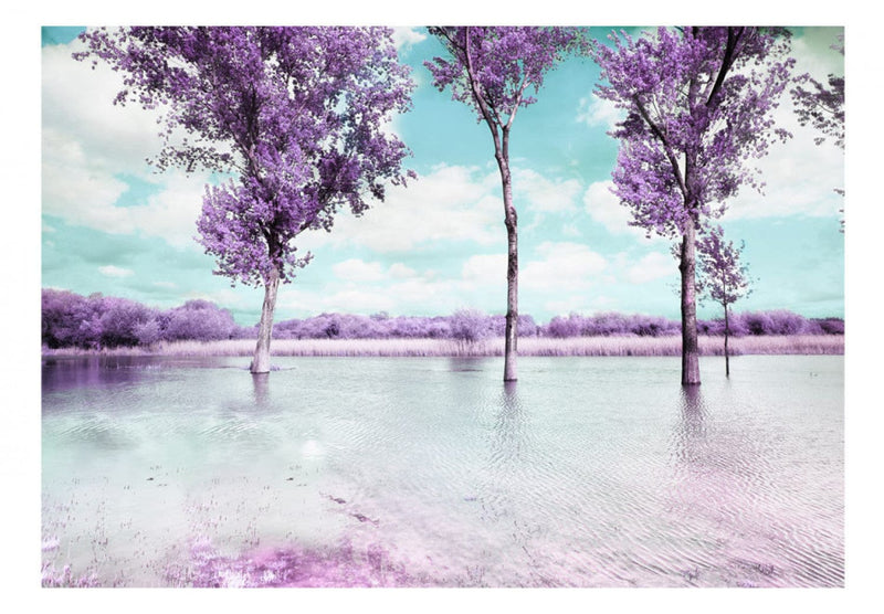 Fototapetes ar dabas skatu violetos toņos - Karstums, 60444 G-ART