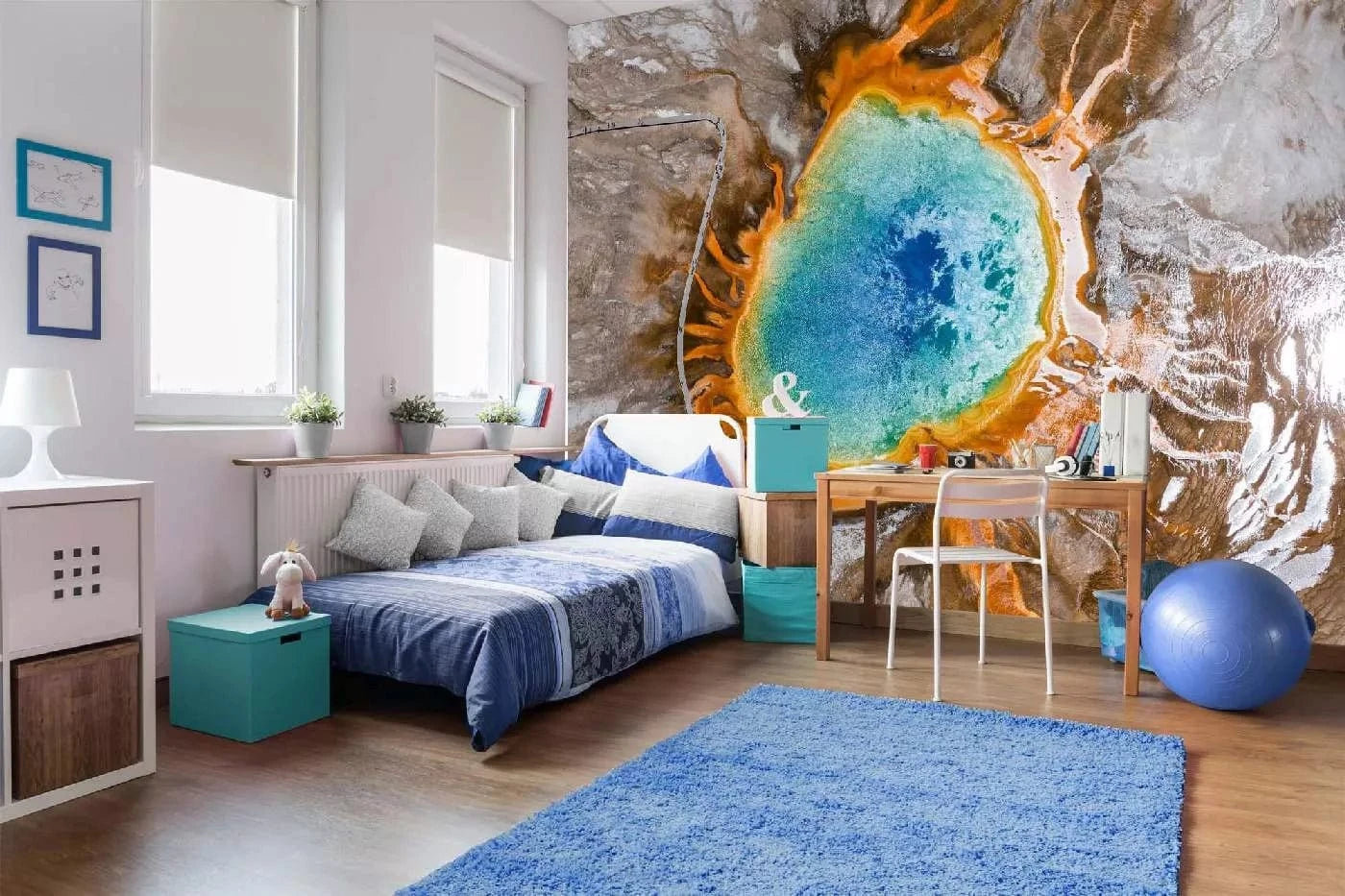 Fototapetes ar dabu - Grand Spring, zaļā krāsā D-ART