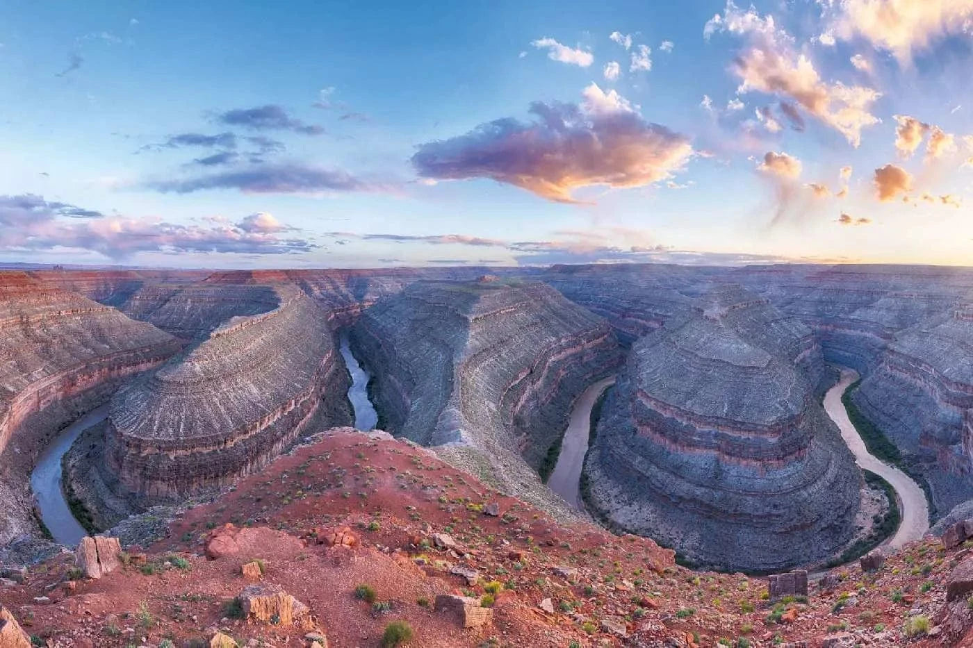 Fototapetes ar dabu - San Juan upe, zilā krāsā D-ART