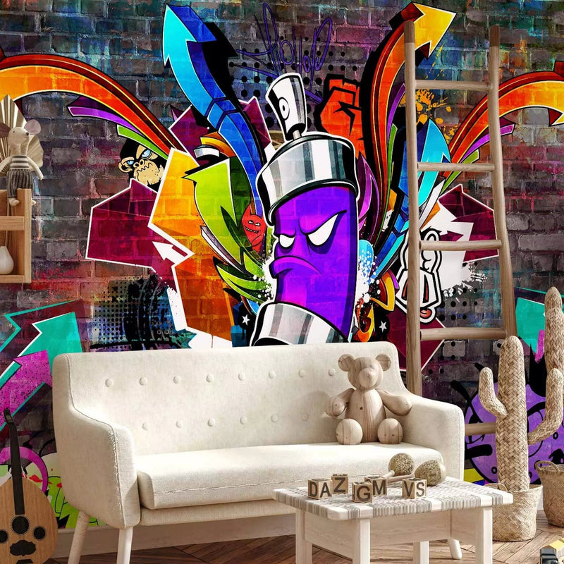 Wall Murals with graffiti for a teenager - Colorful graffiti, 94782 G-ART