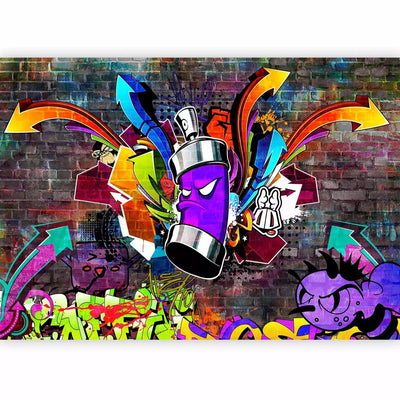 Fototapeet graffitiga teismelistele - Värviline graffiti, 94782 G-ART