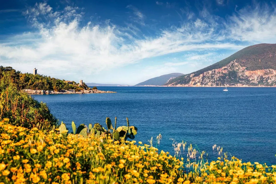 Wall Murals by the sea - Ionian Sea, 375x250 cm