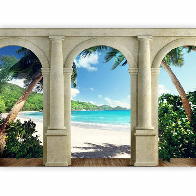 Wall Murals with nature and sea - sunny morning - 61608g -art