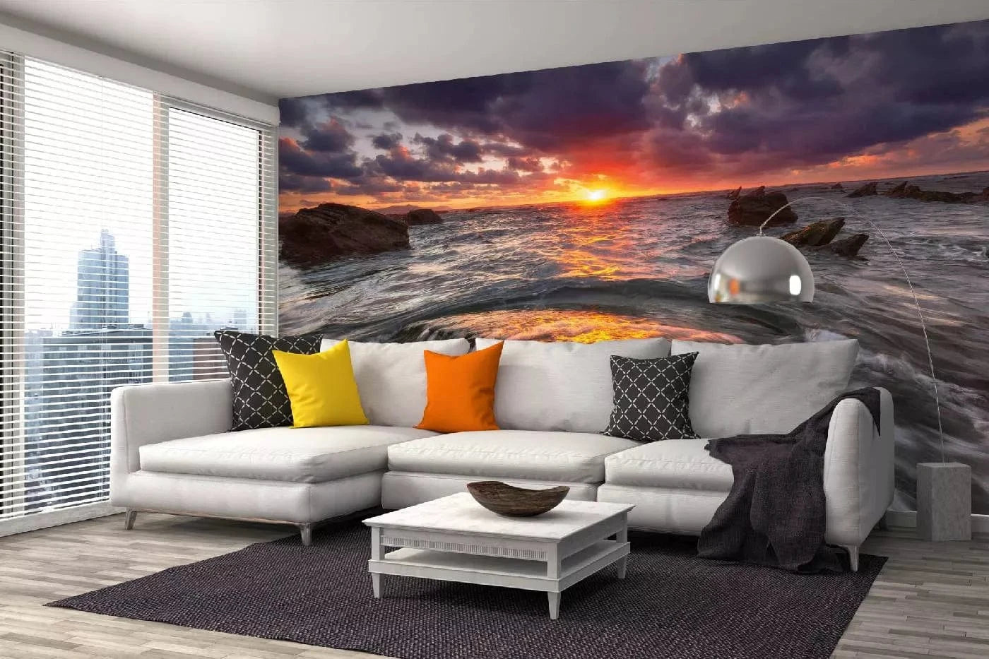 Fototapetes ar jūru - Troņu spēles filmēšanas vieta, saulriets D-ART