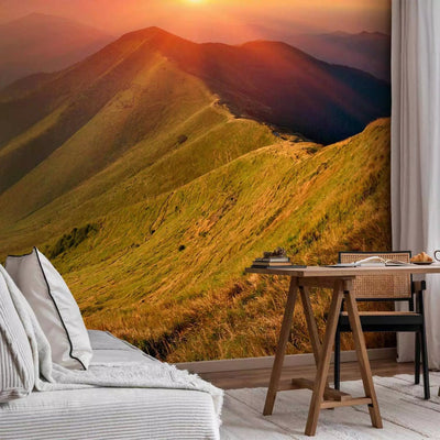 Wall Murals with mountains - Beautiful autumn landscape in the Carpathians - 60591 G-ART