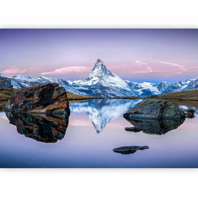 Fototapetes ar kalniem - Vientuļš kalns, 64251 G-ART