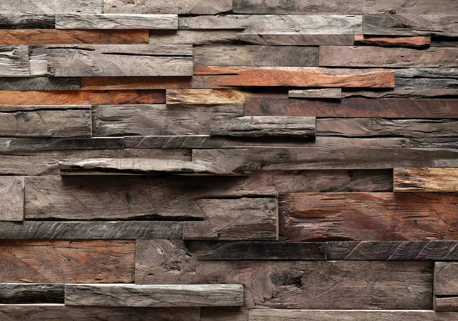 Fototapetes ar brūno koka faktūru G-ART