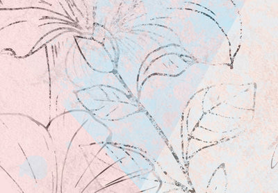 Fototapetes ar kolibri - Kolibri pļavā (rozā toņos), 142635 G-ART