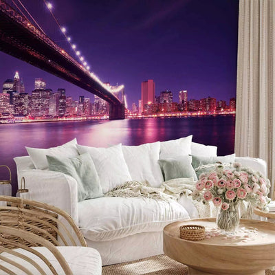 Wall Murals - Night shot of Manhattan city architecture, 60197 G-ART