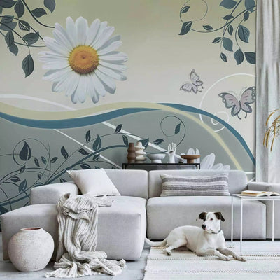 Wall Murals with daisies- lightness, 60847- Buy G-Art