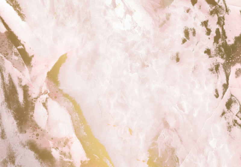 Fototapetes ar marmoru rozā un zeltā krāsā - Maiga elegance, 138179 G-ART
