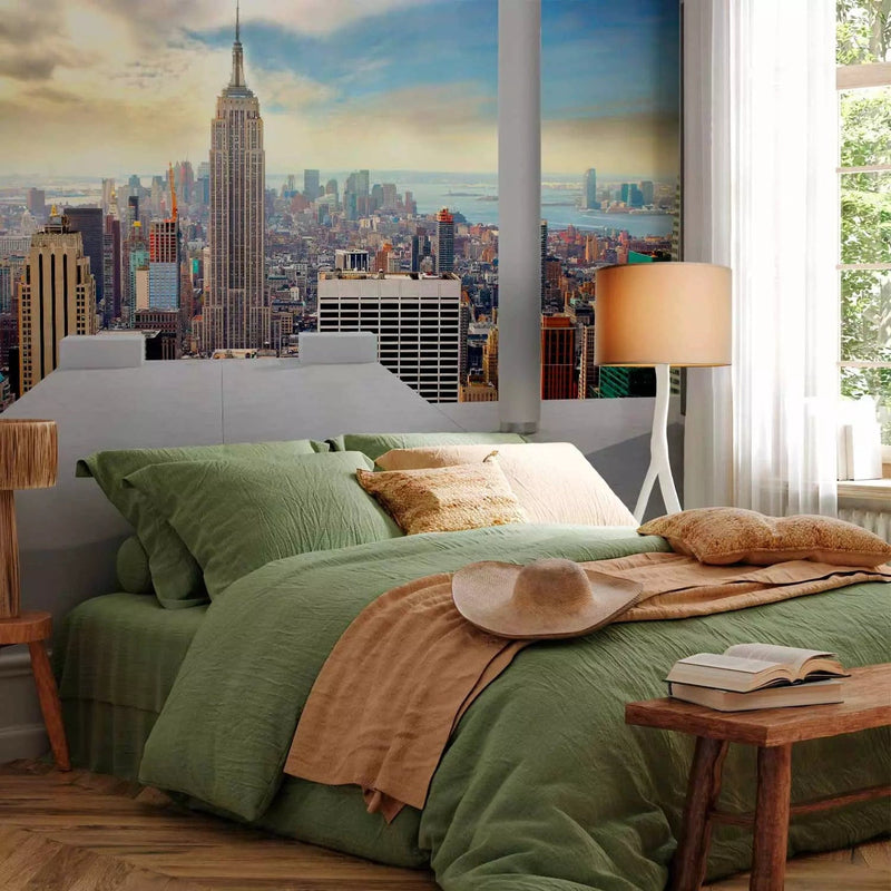 Wall Murals with New York- Waking up- 61561 G-Art