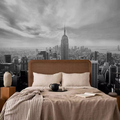 Wall Murals with New York in Gray - Old New York - 61504 G-ART